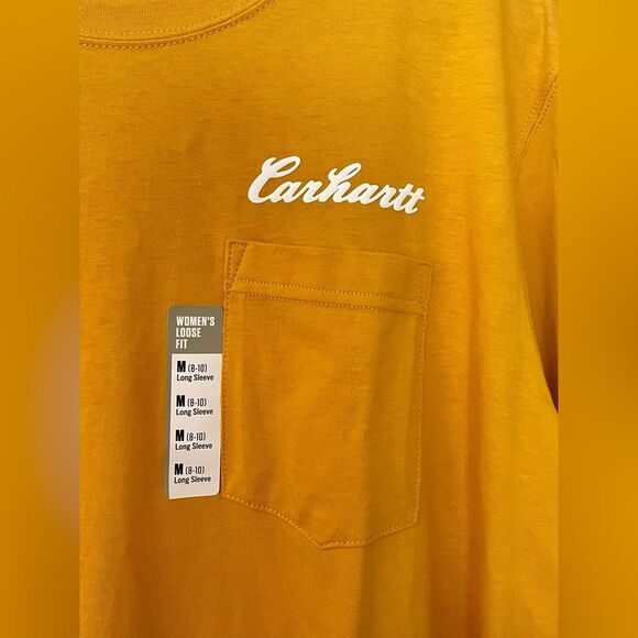 Carhartt Loose Fit Lightweight Long-sleeve Graphic Script Tee - Medium - Picture 4 of 7